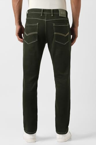 Van Heusen Men's Slim Jeans (VXDNCPOFO45652_Olive