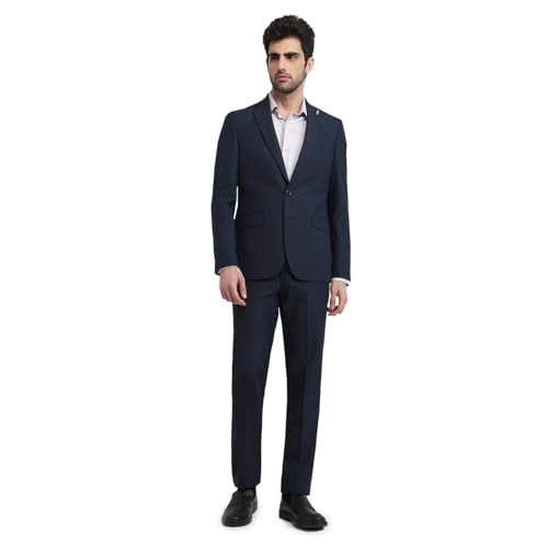 Raymond Blue Checks Pattern Men Suit