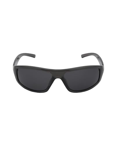 Carlton London Black Toned with Black Polarised Lens Sports Sunglass for men