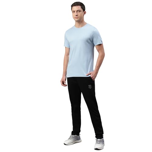 Van Heusen Men's Regular Fit T-Shirt (IHQTS1SK60039_Sky