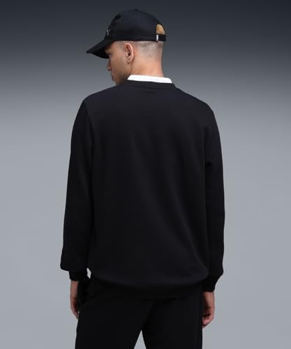 PUMA , Men, ESS ELEVATED Logo Crew Sweat, Black, XL (69078301)