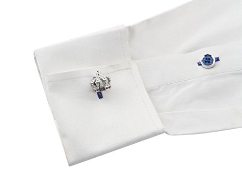 Knighthood Royal Crown Swarovski Cufflinks