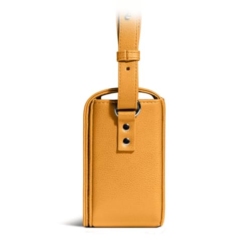 DailyObjects Sol Box Sling Crossbody Bag for Women, Girls | Durable Vegan Leather | Stylish Ladies Wallet Purse | Latest Shoulder Handbag | Magnetic Flap Closure & Adjustable Wide Strap, Yellow