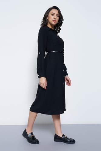 Annabelle by Pantaloons Womens Dress_AW25WWANDRS00183M54A167_Jet Black_S
