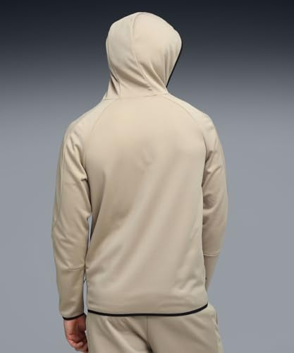 Puma | EVOSTRIPE Men's Warm Full-Zip Hoodie | Ice Coffee | XS