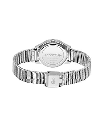 Lacoste Stargaze Qtz Basic Silver White Round Dial Women's Watch|Stainless Steel Material|Multi Color Band - 2001307