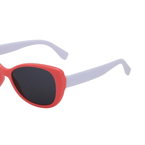 Carlton London Pink & White Toned UV Protected Lens Butterfly Sunglass for girl