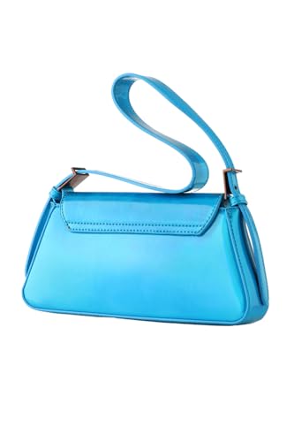 Van Heusen Women Blue Solid Casual Sling Bag