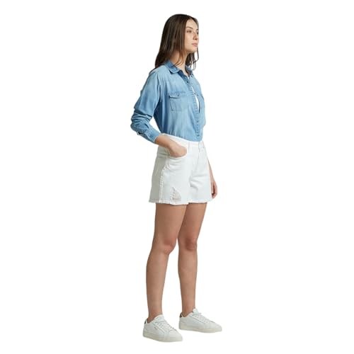 Pepe Jeans Women's Hybrid Shorts (PL801171P57_White