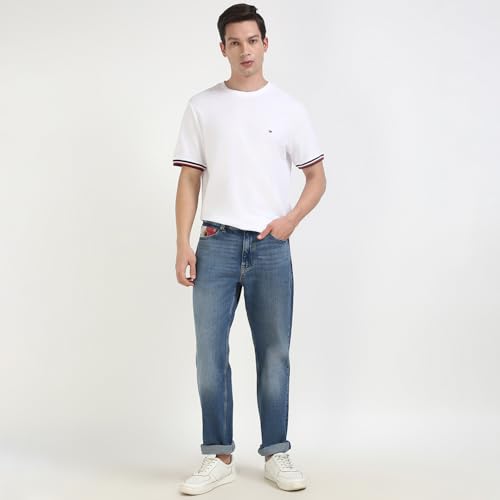 Tommy Hilfiger Mens Blue Color Jeans (34)
