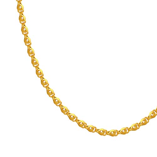 P.C. Chandra Jewellers 22k (916) Yellow Gold Chain for Women