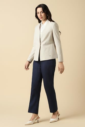 Allen Solly Women Beige Blazer