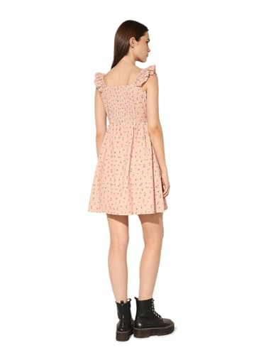 ONLY Women's Fit and Flare Pink Dress