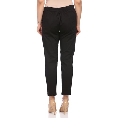 Rangriti Women's Parallel Bottom (134070_Black_Small)