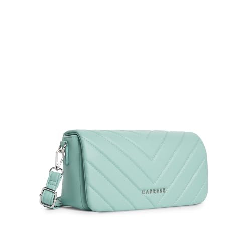 Caprese Riko Large Solid Sling Bag for Women with Adjustable and Detachable Strap for Comfortable Wear|Versatile Handbag for Everyday Use, Travel, and Special Occasions (Powder Blue)