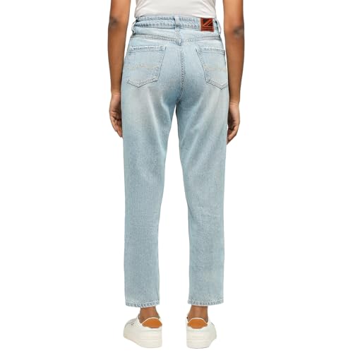 Pepe Jeans Women's Relaxed Jeans (PL204634Q056_Light Used Indigo Blue