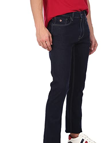 U.S. POLO ASSN. Men's Slim Fit Jeans (UDJC0039_Blue_34W x 33L) | Rise Style: Low Rise