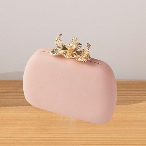Enakshi® Floral Clutch Evening Purse with Shoulder Strap Women Elegant Bridal Handbag pink|Clothing, Shoes & Accessories | Womens Handbags & Bags