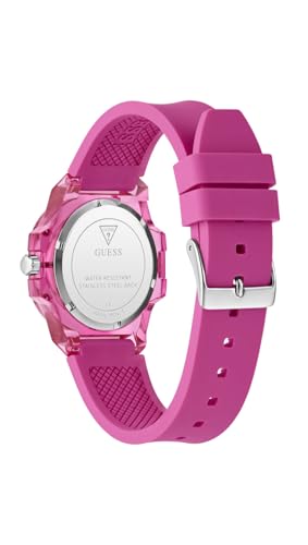 Guess Mini Hype 34 mm Pink Dial Analog Women Watch- GW0880L4