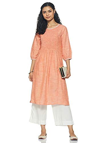Max Women's Mid Rise Regular Pants (NOOSPL21OW_Off White_XL)