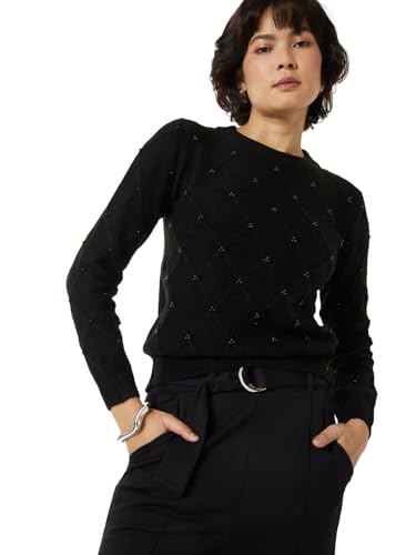 Max Women Knit Sweater (Black_S)