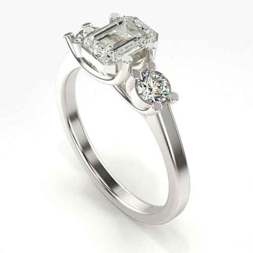 VALANOVA Hallmarked 18K Gold & Certified Lab Grown Diamond 1.18cts | Ring For Women's/Girls | Stylish & Elegant | VGR0461E | Ring Size: 17