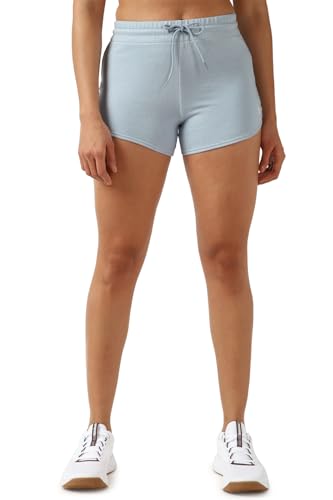 Reebok Womens Ri French Terry Short Blue