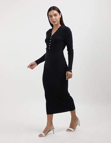 Tommy Hilfiger Womens Black Color Dress M