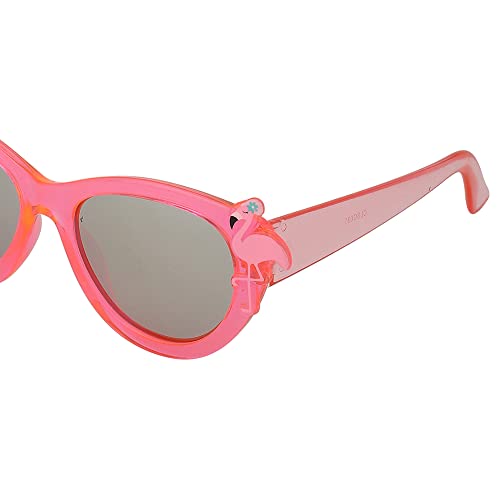 Carlton London Girl's Grey Lens & Pink Cateye Sunglasses