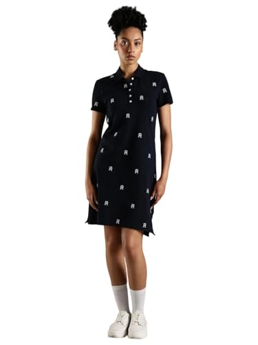 Cotton Polo Collar T-Shirt Dress