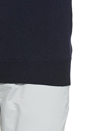 Monte Carlo V Neck Sweater for Men Dark Blue