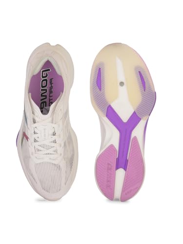 Power Sports Running, Walking & Gym Shoes with Eva Sole Casual Sneakers Lightweight Shoes for Womens & Girls White