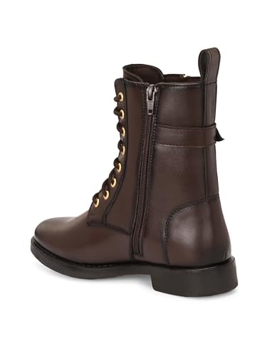 Delize Women Brown Ankle derby western boots 61912-39