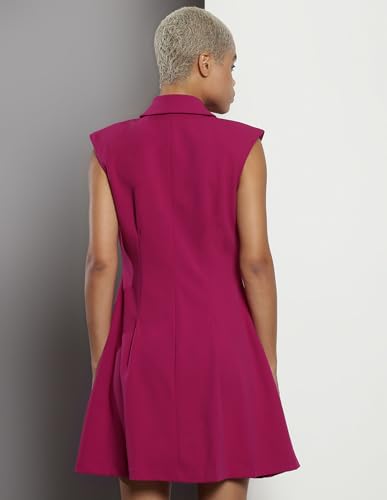 Calvin Klein Jeans Department714 Polyester A-Line Knee-Length Dress (CDIC1Y5CBOY_Boysenberry_4)