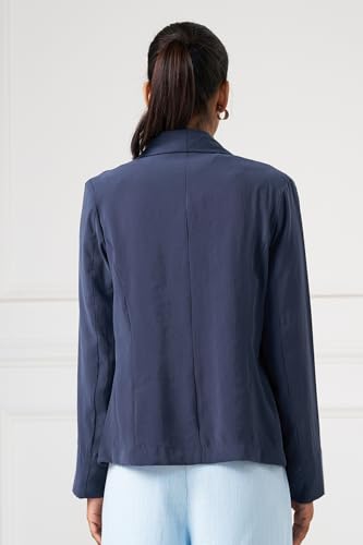Annabelle by Pantaloons Womens Blazer_SS26WWANOWR00015C30A168_Black IRIS_XL