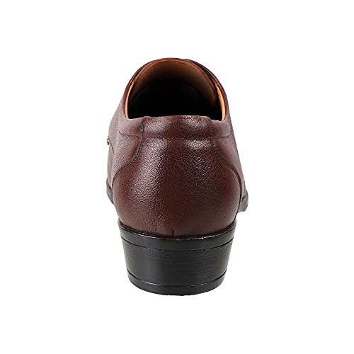 Mochi Mens Leather Brown Lace-up Shoes (Size (8 UK (42 EU))