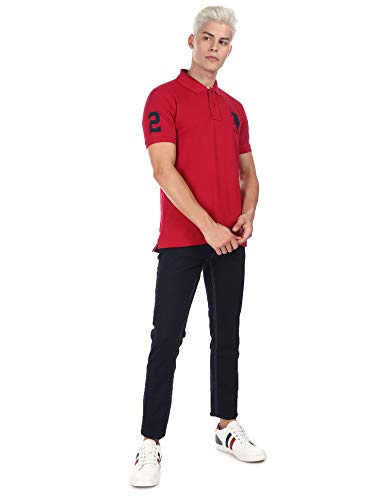 U.S. POLO ASSN. USPOLO Men's Slim Fit Jeans (UDJC0039_Blue_30W x 33L)
