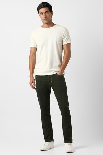 Van Heusen Men's Slim Jeans (VXDNCPOFO45652_Olive