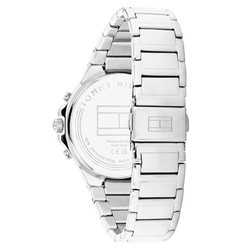 Tommy Hilfiger Sienna Quartz Multifunction Taupe Dial Silver Stainless Steel Strap Watch for Women