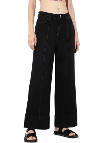 ONLY Women's Slim Fit Black Jeans
