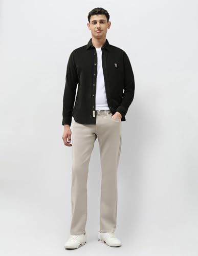 U.S. Polo Assn. Denim Co. Men's Harold Slim Straight Fit Color Denim Jeans