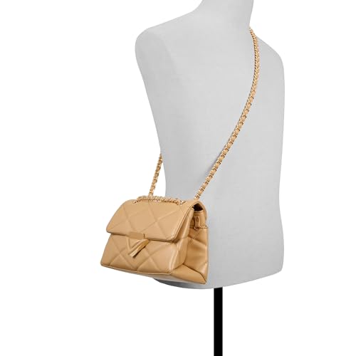Aldo Women's PUFFQUILTSMALL Cross Body Bag, Beige