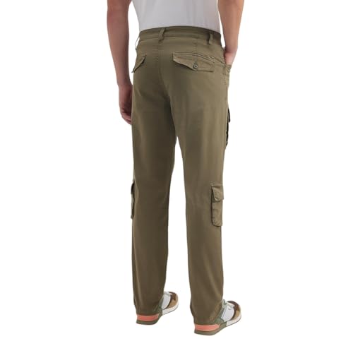 Pepe Jeans Men's Straight Casual Pants (PM211949_Olive Green