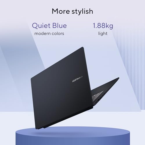 ASUS Vivobook 16, Snapdragon X Processor,(Qualcomm Adreno iGPU/16GB RAM/512GB SSD/Windows 11 Home/MS Office 365 Basic (1Year)*/16" FHD+/AI PC/Quiet Blue/1.88 kg), X1607QA-MB049WS