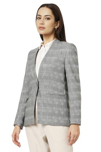 Van Heusen Women's Blazer (VWBZFRGFT69170_Grey