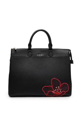 Allen Solly Womens embroidered black HANDBAG