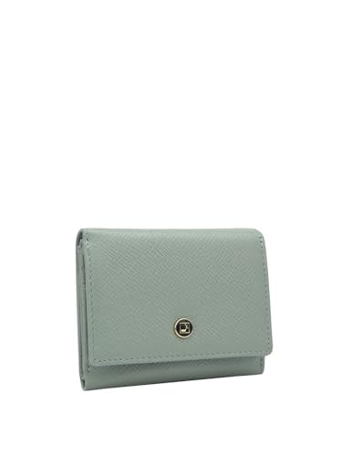 Da Milano Genuine Leather Green Women Wallet (10028A-OL)