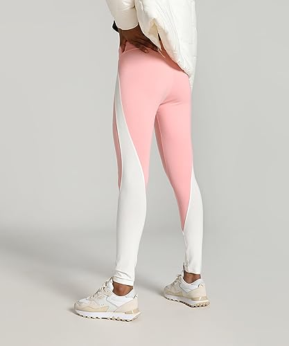 PUMA Women, CLASSICS BLOCK Leggings, Peach Smoothie-Warm White, S, (53819063)