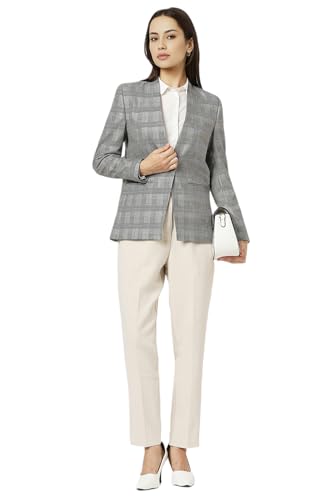 Van Heusen Women's Blazer (VWBZFRGFT69170_Grey