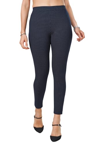 Annabelle by Pantaloons Women's Skinny Casual Pants (110155199019_Baritone Blue